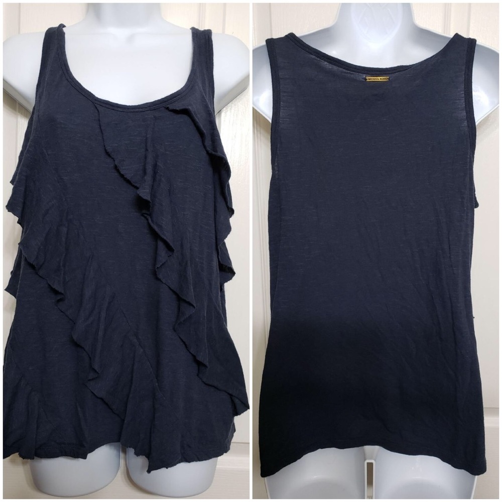 Micheal Kors Ruffled Tank Top
